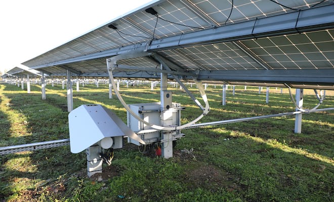 barres de commandes de panneaux trackers 1 axe