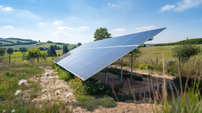 Panneaux solaire sur terrains de type dents creuses