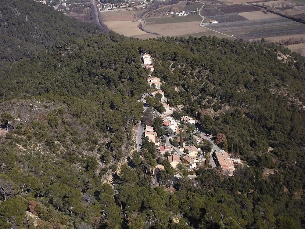 Panneaux solaires à Ganagobie