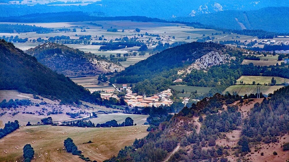 Panneaux solaires à Roquefeuil