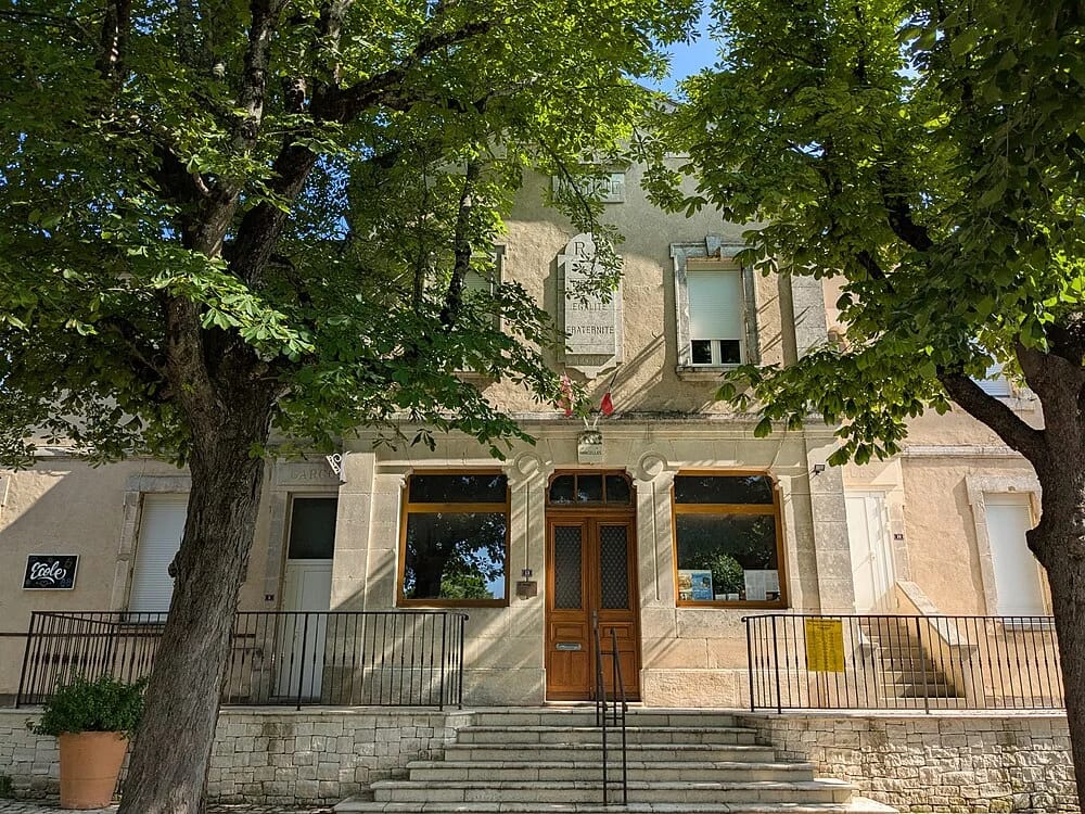 Panneaux solaires à Navacelles