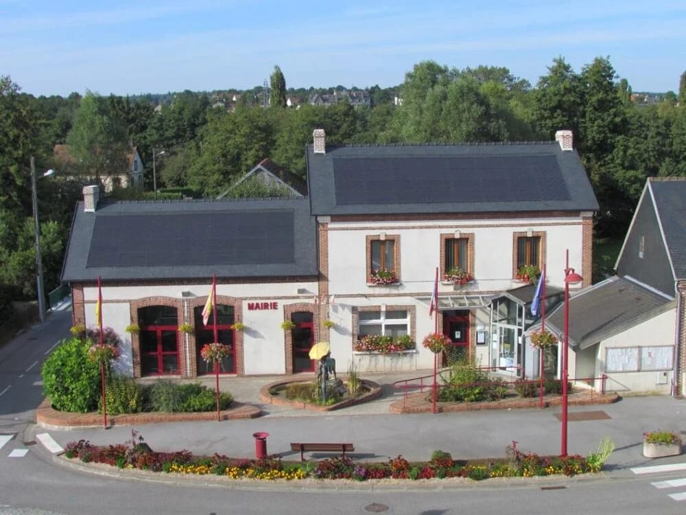 Panneaux solaires à Aube