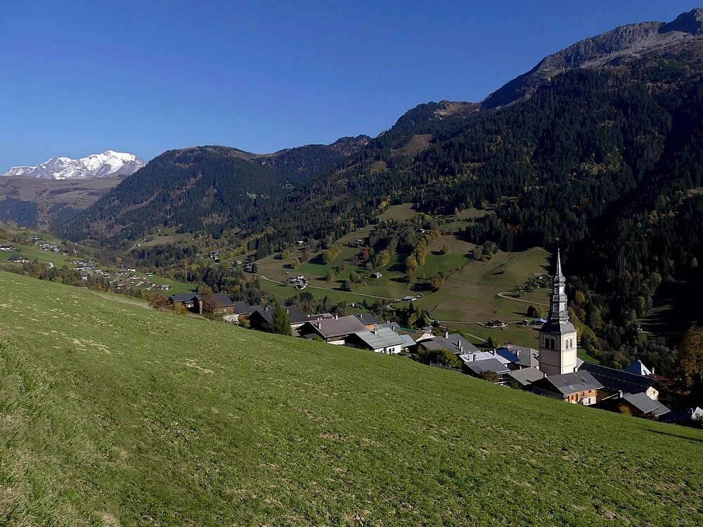 Panneaux solaires à Hauteluce
