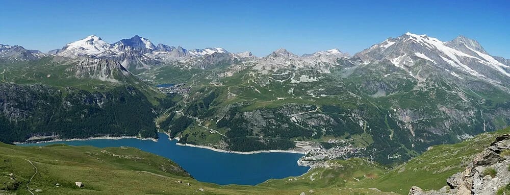Panneaux solaires à Tignes