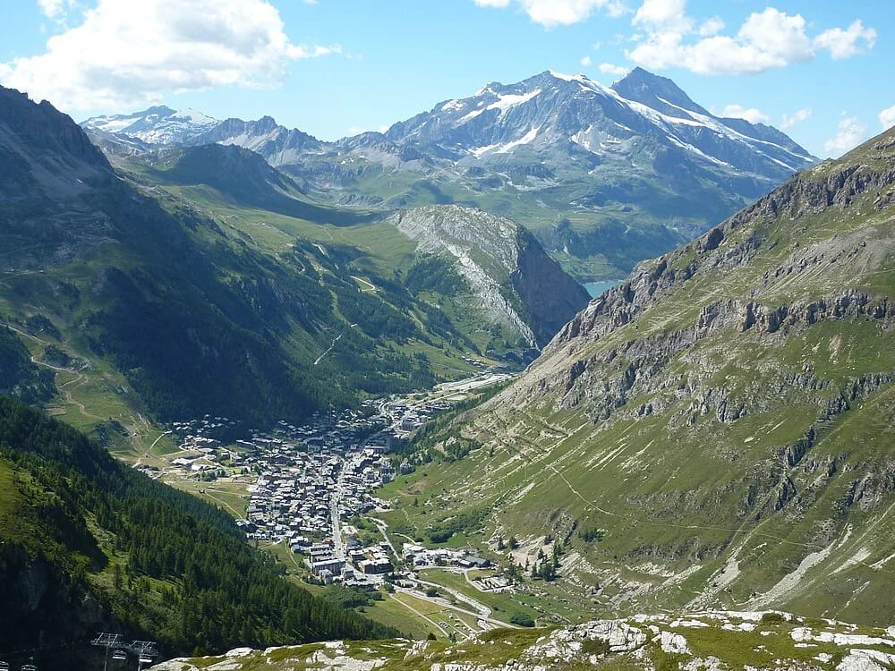 Panneaux solaires à Val-d'Isère