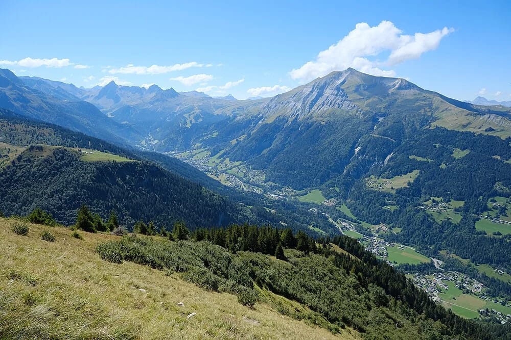 Panneaux solaires aux Contamines-Montjoie