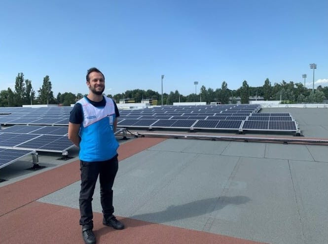 Eric Garcia, directeur de Décathlon à Bourg-en-Bresse. Photo Progrès / Tania KADDOUR-SEKIOU