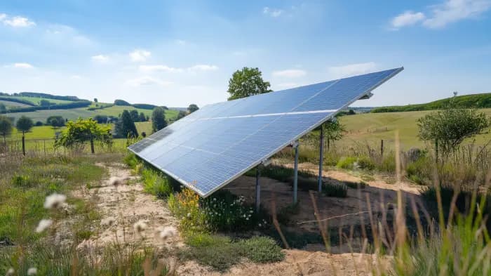 Panneaux solaire sur terrains de type dents creuses