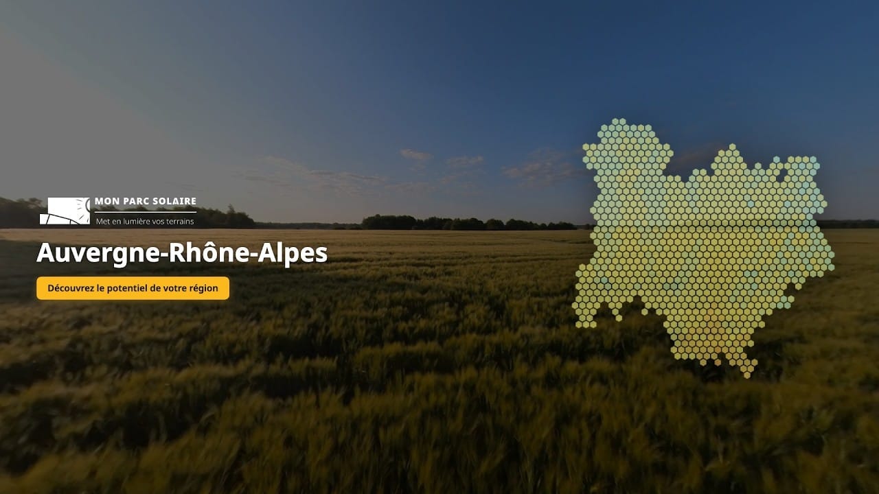 Image présentation de video, titre de la video: Énergie solaire en Auvergne-Rhône-Alpes | Mon Parc Solaire