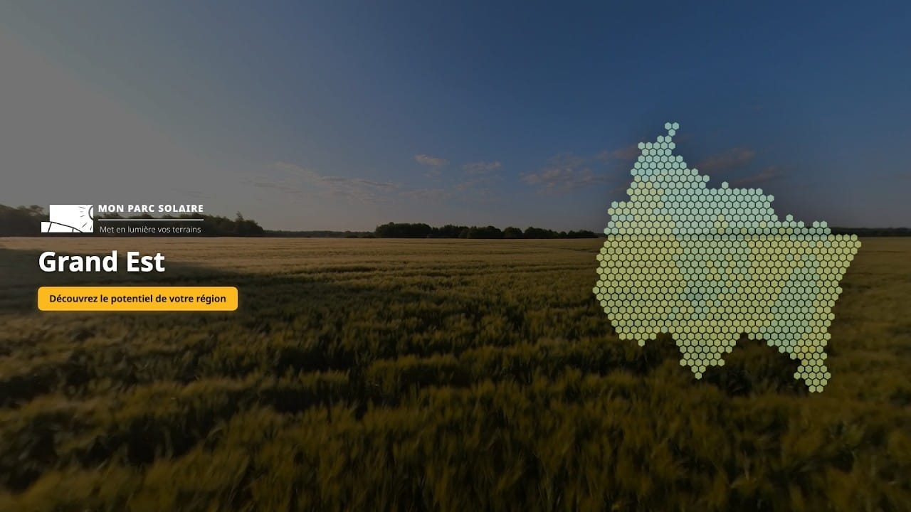 Image présentation de video, titre de la video: Énergie solaire en Grand Est | Mon Parc Solaire